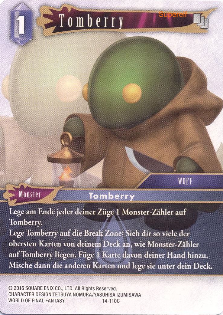 Final Fantasy Opus 14-110 C Tomberry Wasser