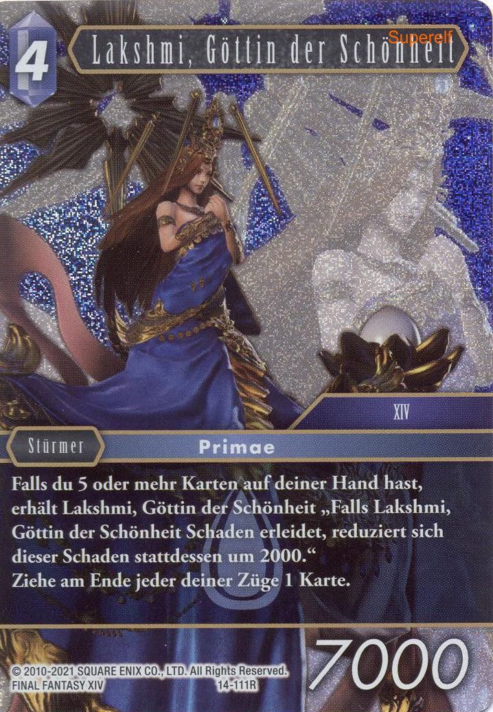 Final Fantasy Opus 14-111 R Lakshmi, Göttin der Schönheit Wasser