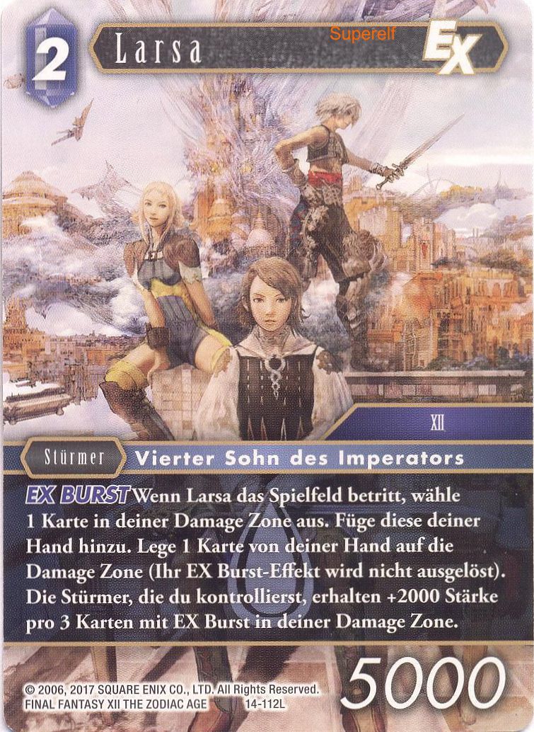 Final Fantasy Opus 14-112 L Larsa Wasser
