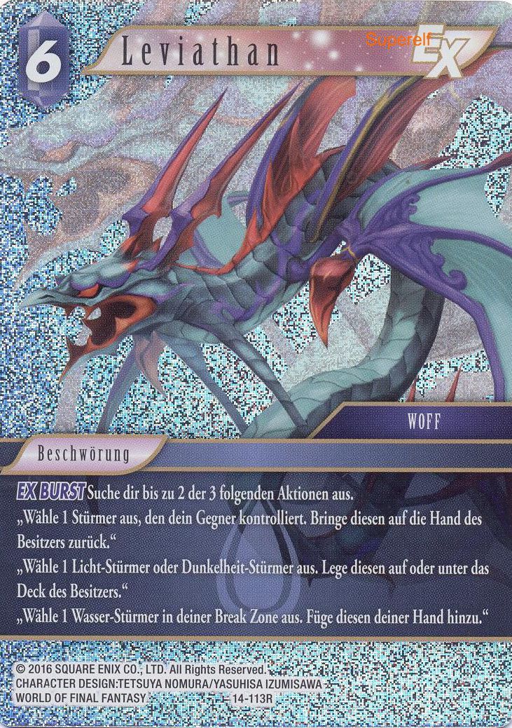 Final Fantasy Opus 14-113 R Leviathan Wasser
