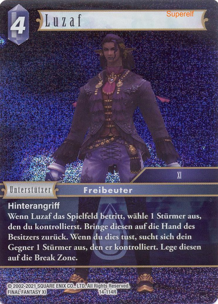 Final Fantasy Opus 14-114 R Luzaf Wasser
