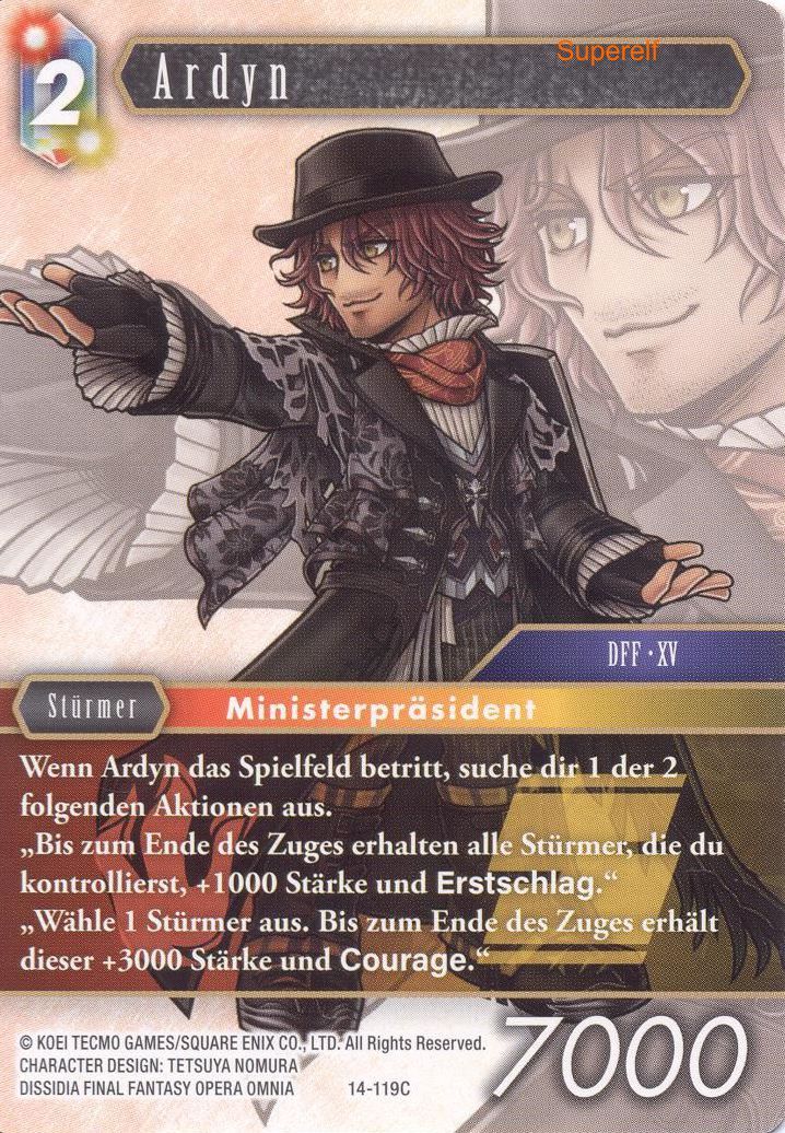 Final Fantasy Opus 14-119 C Ardyn Feuer/Erde