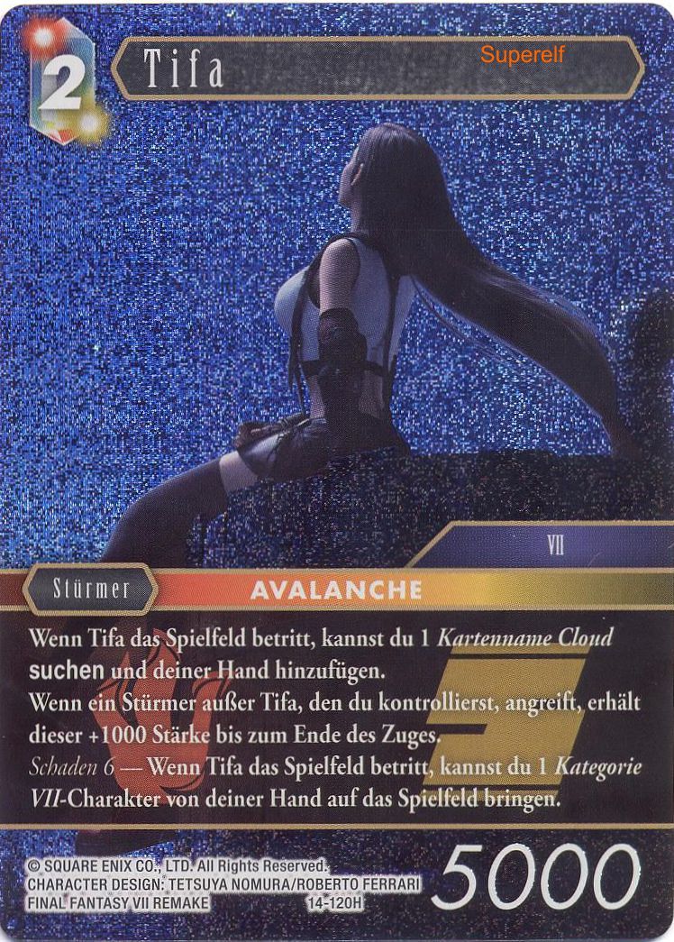 Final Fantasy Opus 14-120 H Tifa Feuer/Erde