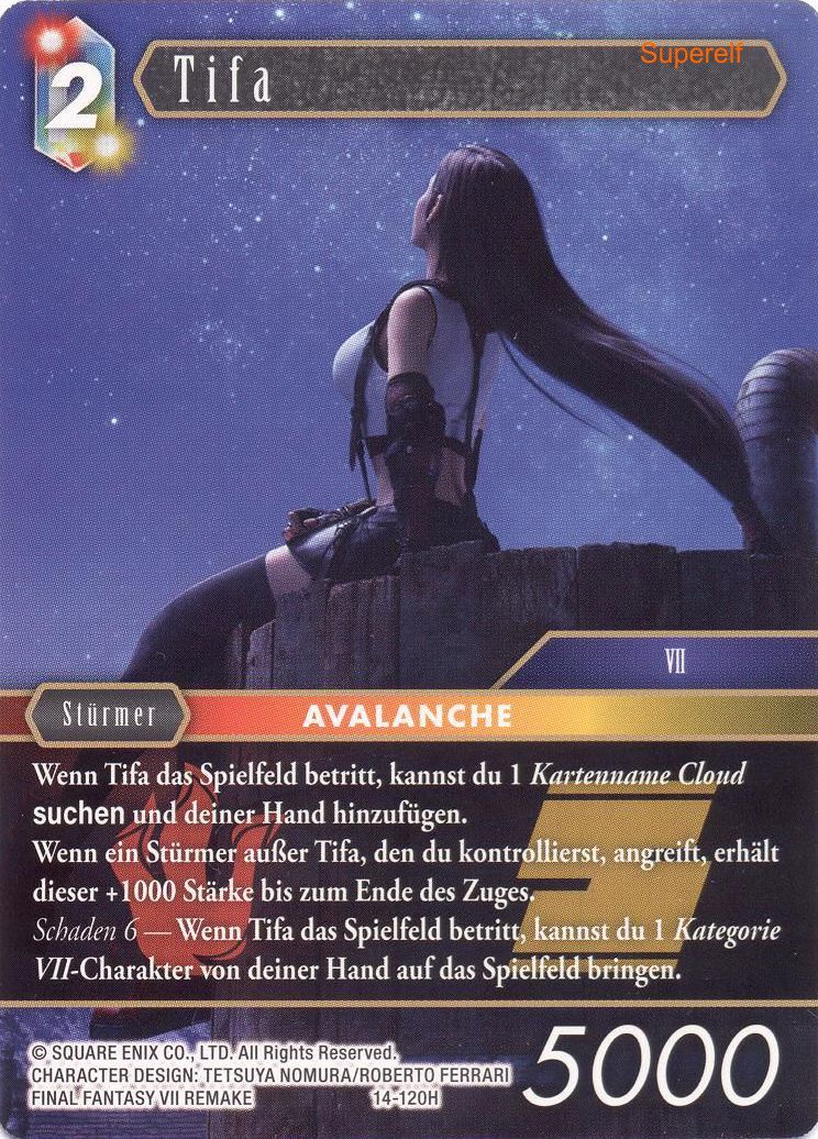 Final Fantasy Opus 14-120 H Tifa Feuer/Erde