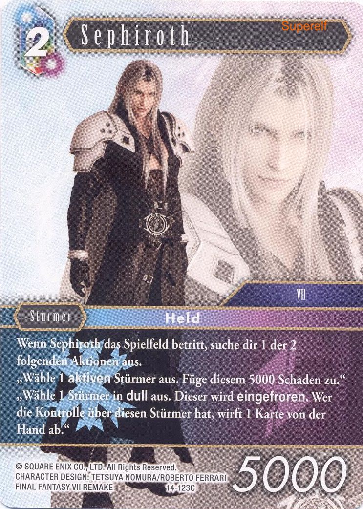Final Fantasy Opus 14-123 C Sephiroth Eis/Blitz