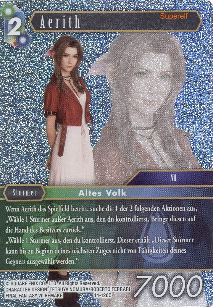 Final Fantasy Opus 14-126 C Aerith Wind/Wasser
