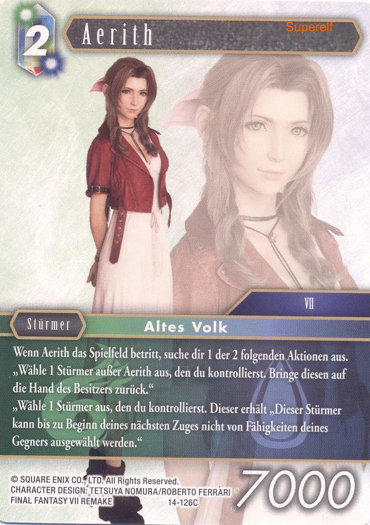 Final Fantasy Opus 14-126 C Aerith Wind/Wasser