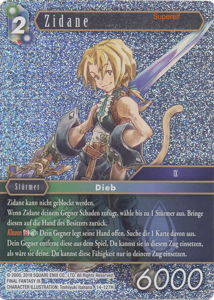 Final Fantasy Opus 14-127 H Zidane Wind/Wasser