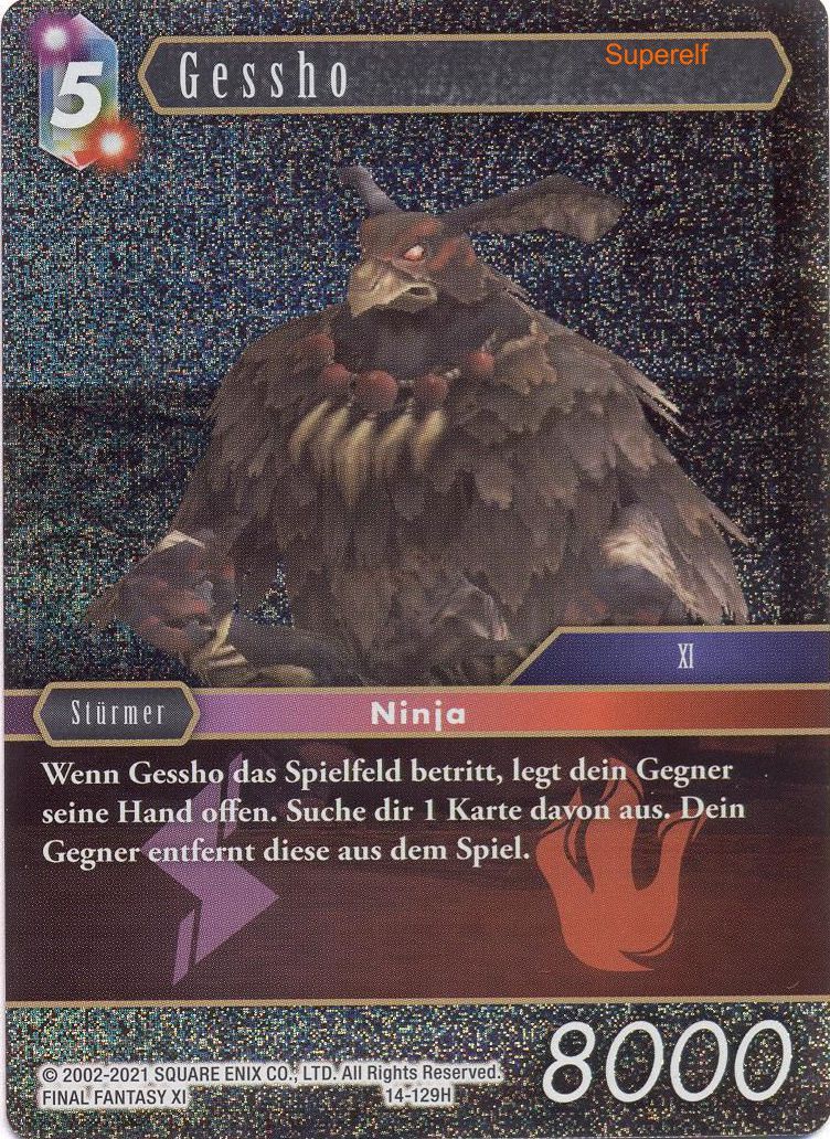 Final Fantasy Opus 14-129 H Gessho Blitz/Feuer