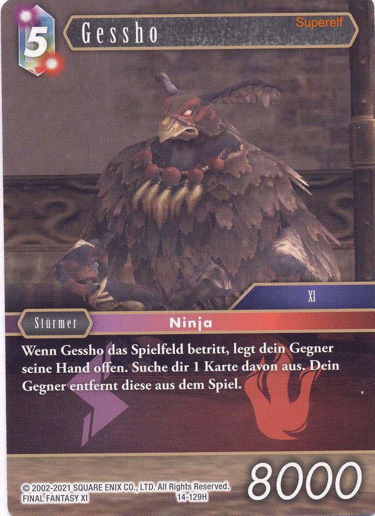 Final Fantasy Opus 14-129 H Gessho Blitz/Feuer