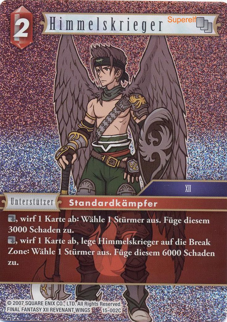 Final Fantasy Opus 15-002 C Himmelskrieger Feuer