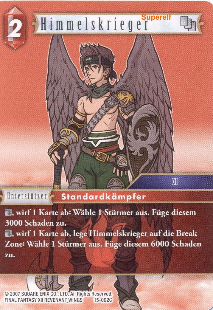Final Fantasy Opus 15-002 C Himmelskrieger Feuer
