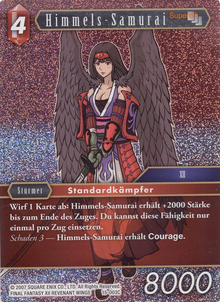 Final Fantasy Opus 15-003 C Himmels-Samuari Feuer