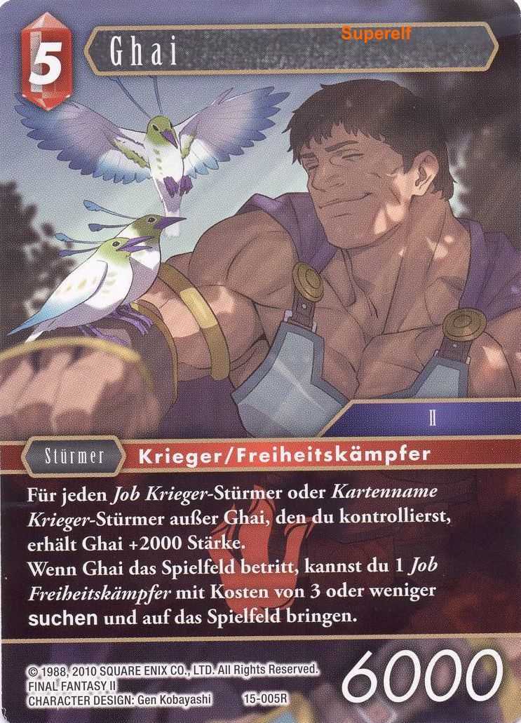 Final Fantasy Opus 15-005 R Ghai Feuer