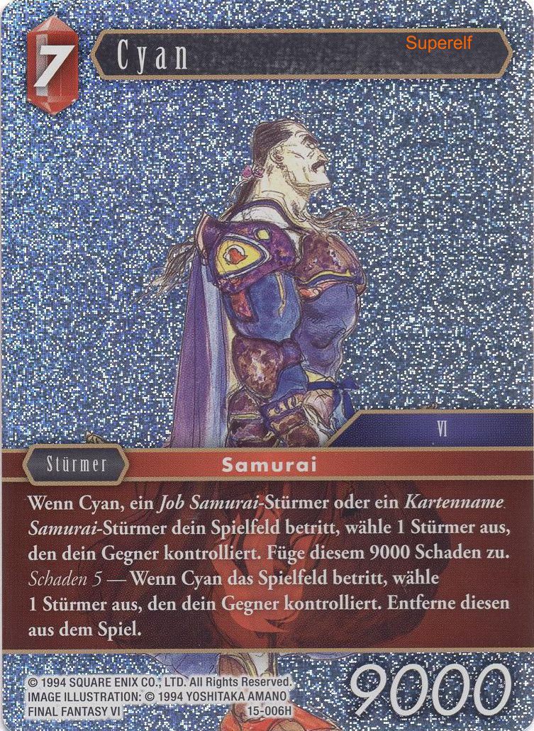 Final Fantasy Opus 15-006 H Cyan Feuer