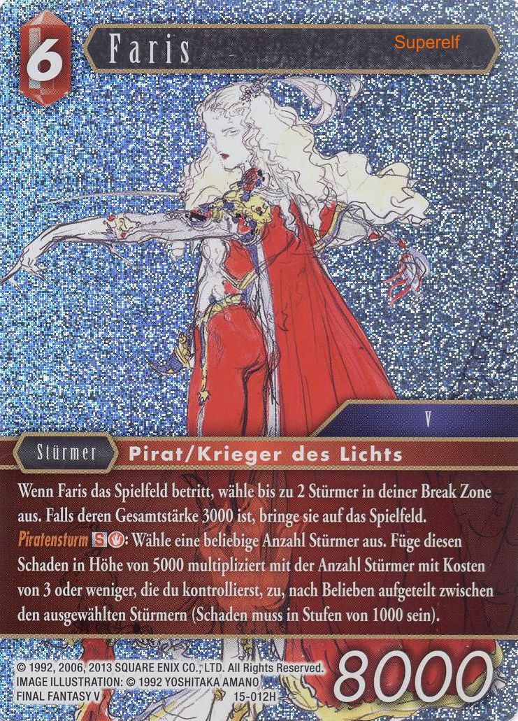 Final Fantasy Opus 15-012 H Faris Feuer