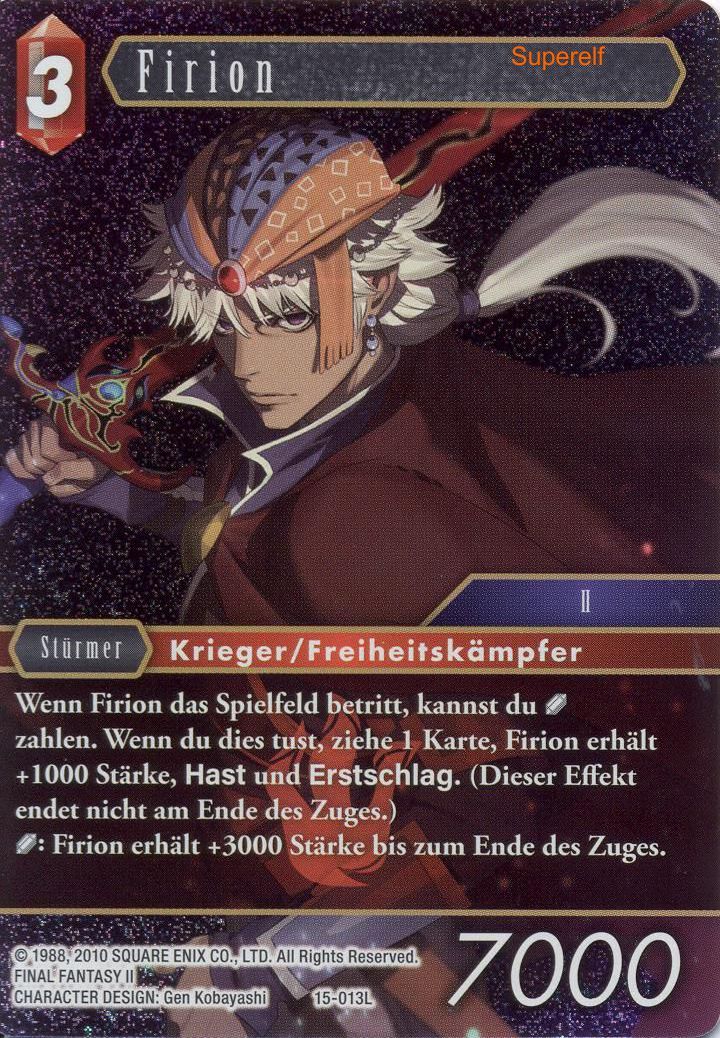 Final Fantasy Opus 15-013 L Firion Feuer