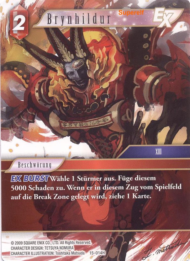 Final Fantasy Opus 15-014 H Brynhildur Feuer