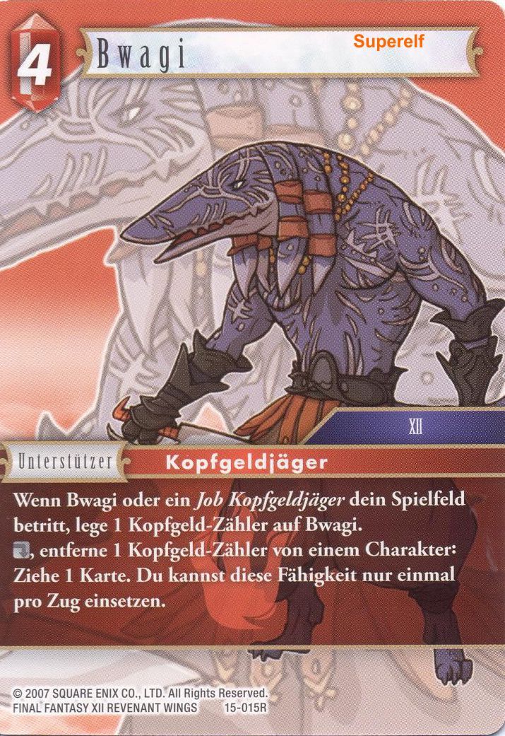 Final Fantasy Opus 15-015 R Bwagi Feuer