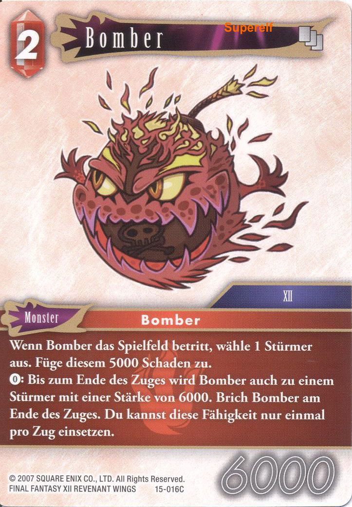Final Fantasy Opus 15-016 C Bomber Feuer