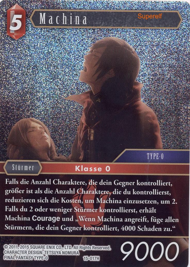 Final Fantasy Opus 15-017 H Machina Feuer