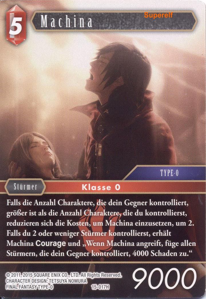Final Fantasy Opus 15-017 H Machina Feuer