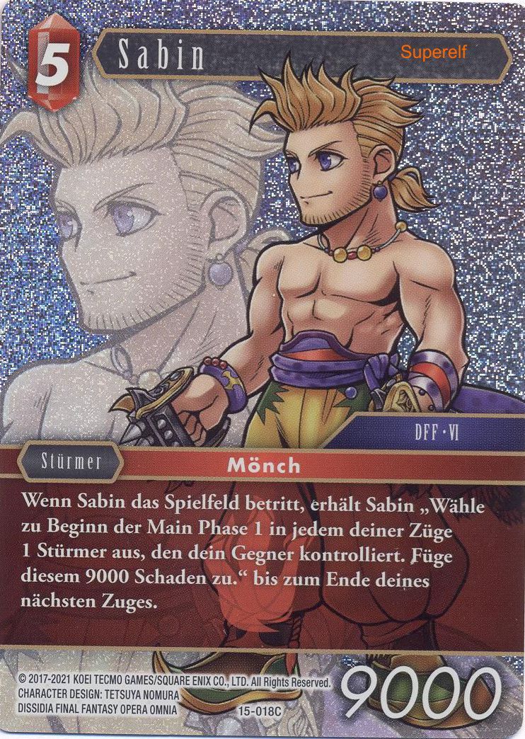 Final Fantasy Opus 15-018 C Sabin Feuer
