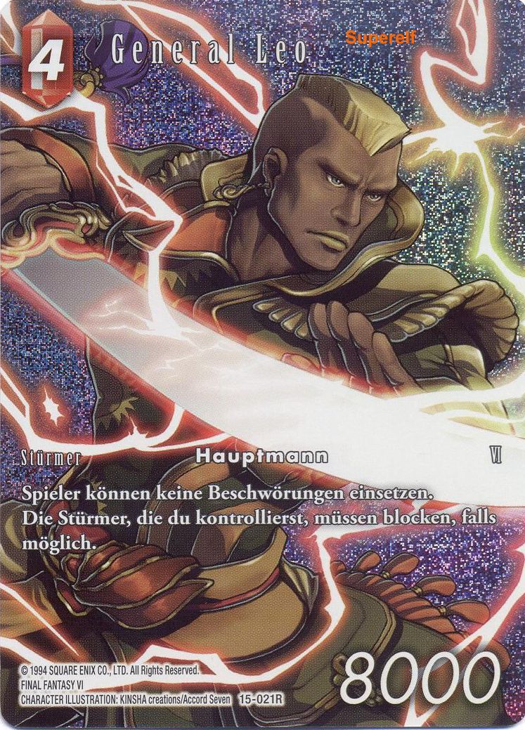 Final Fantasy Opus 15-021 R General Leo Feuer