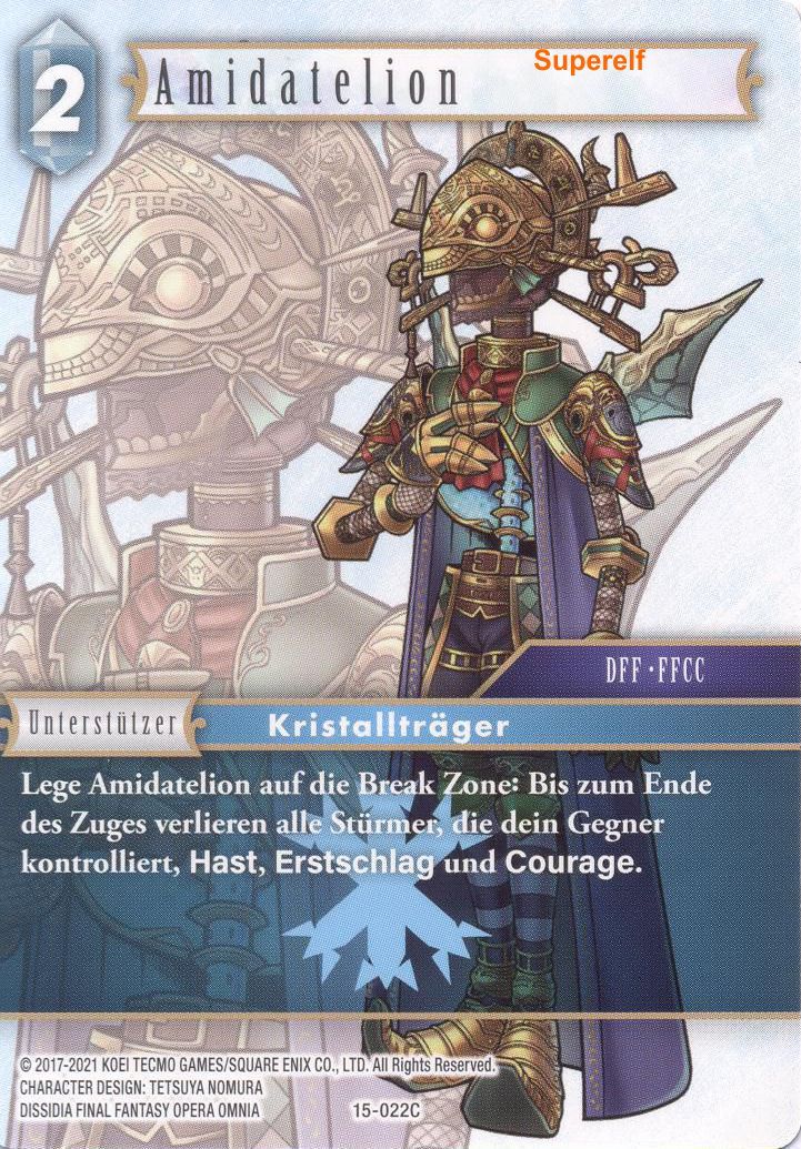 Final Fantasy Opus 15-022 C Amidatelion Eis