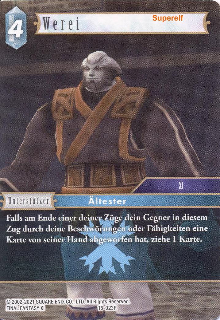 Final Fantasy Opus 15-023 R Werei Eis
