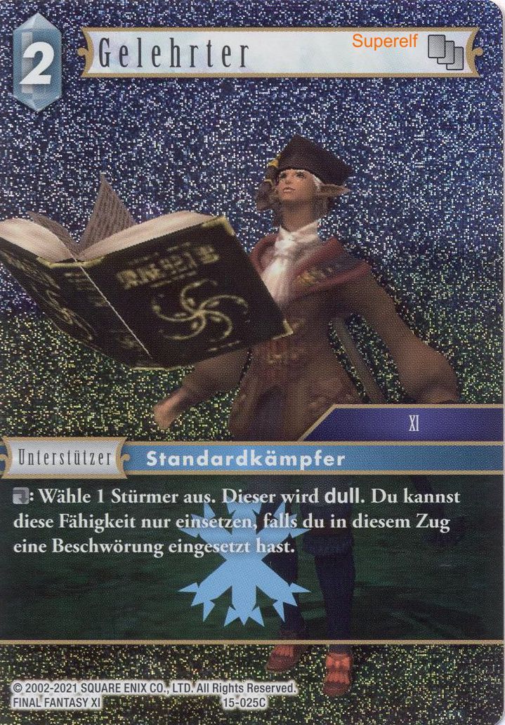Final Fantasy Opus 15-025 C Gelehrter Eis