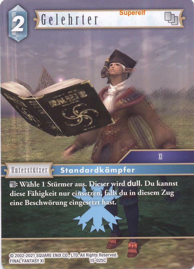 Final Fantasy Opus 15-025 C Gelehrter Eis