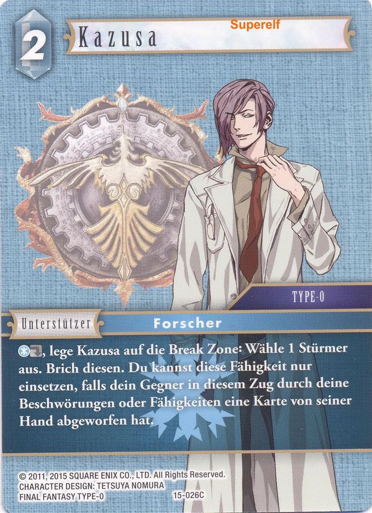 Final Fantasy Opus 15-026 C Kazusa Eis