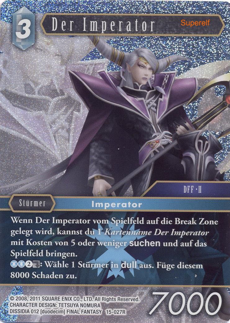 Final Fantasy Opus 15-027 R Der Imperator Eis