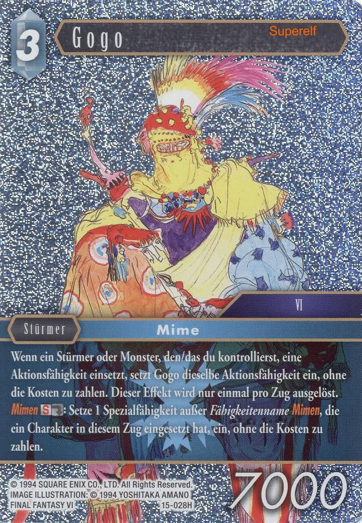 Final Fantasy Opus 15-028 H Gogo Eis