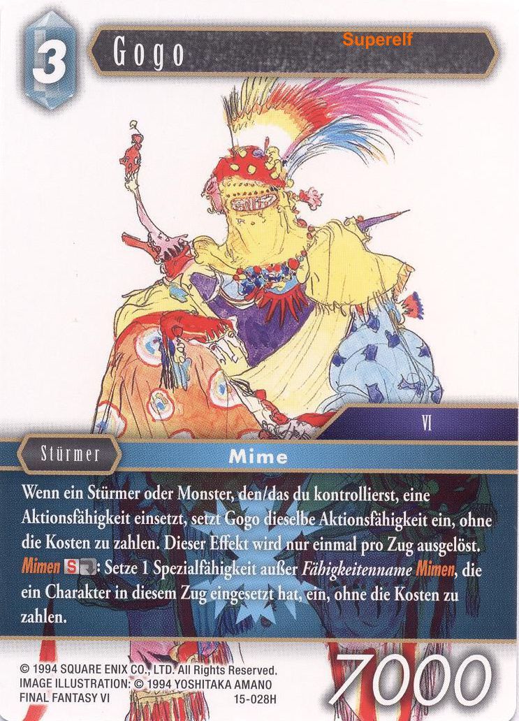 Final Fantasy Opus 15-028 H Gogo Eis