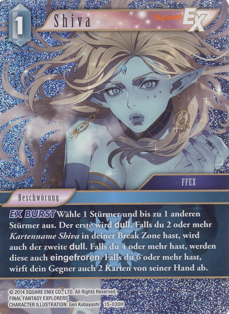 Final Fantasy Opus 15-030 H Shiva Eis