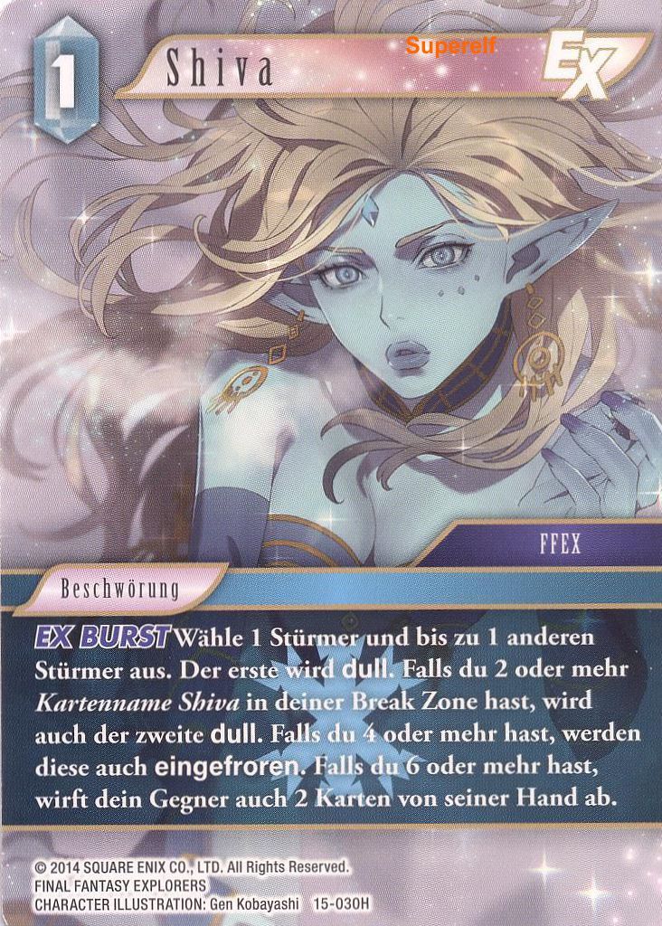 Final Fantasy Opus 15-030 H Shiva Eis