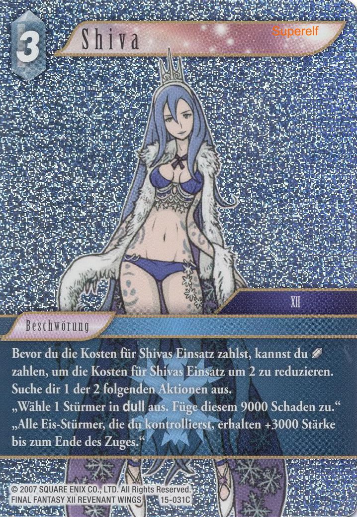 Final Fantasy Opus 15-031 C Shiva Eis