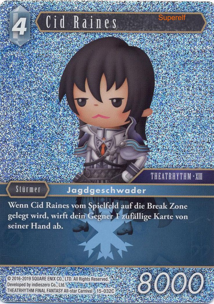 Final Fantasy Opus 15-032 C Cid Raines Eis