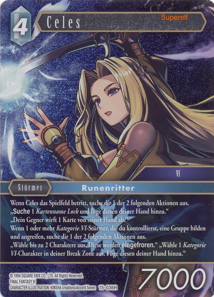 Final Fantasy Opus 15-036 H Celes Eis