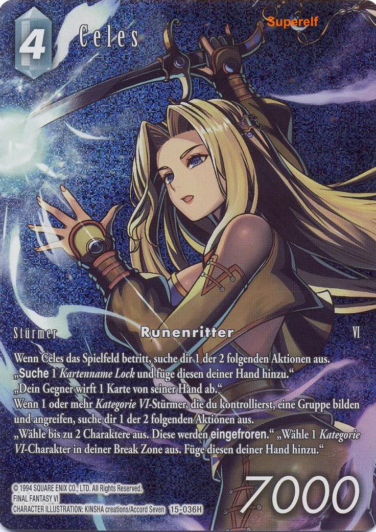 Final Fantasy Opus 15-036 H Celes Eis