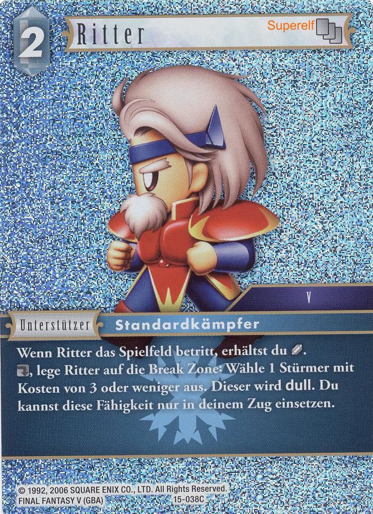 Final Fantasy Opus 15-038 C Ritter Eis