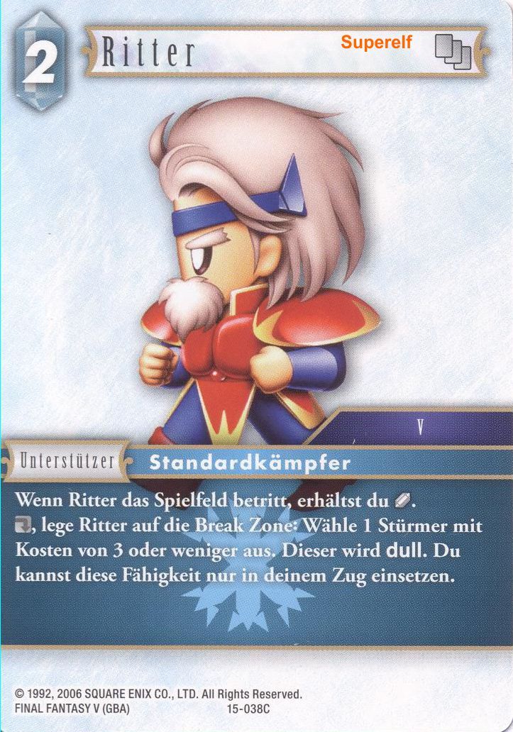 Final Fantasy Opus 15-038 C Ritter Eis