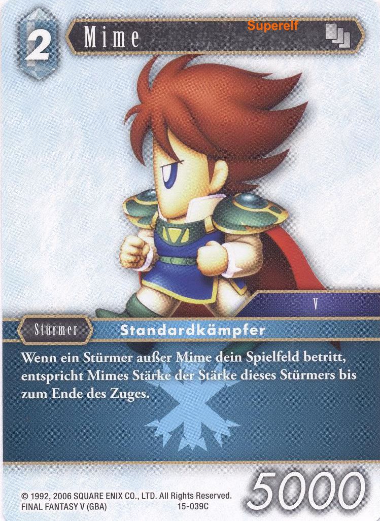 Final Fantasy Opus 15-039 C Mime Eis
