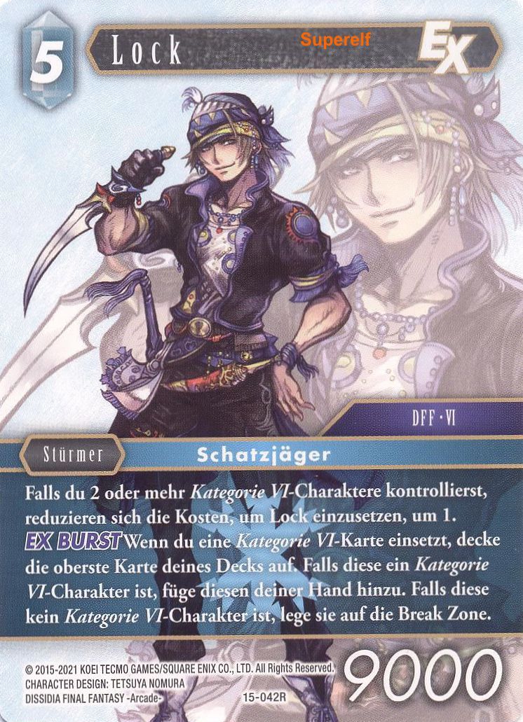Final Fantasy Opus 15-042 R Lock Eis