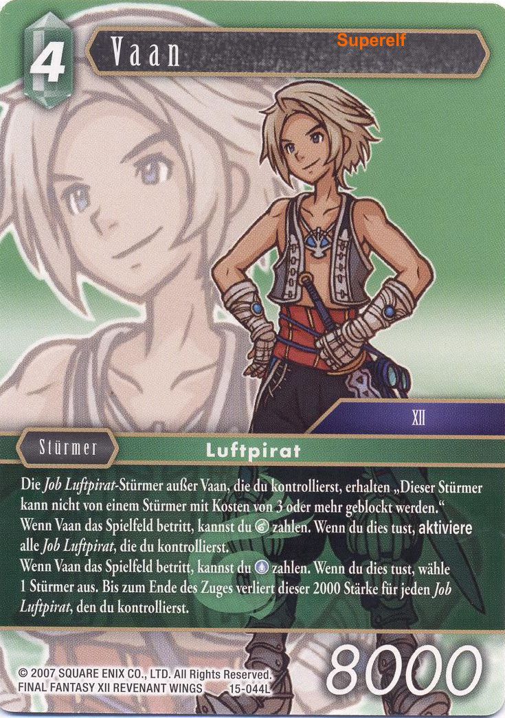 Final Fantasy Opus 15-044 L Vaan Wind