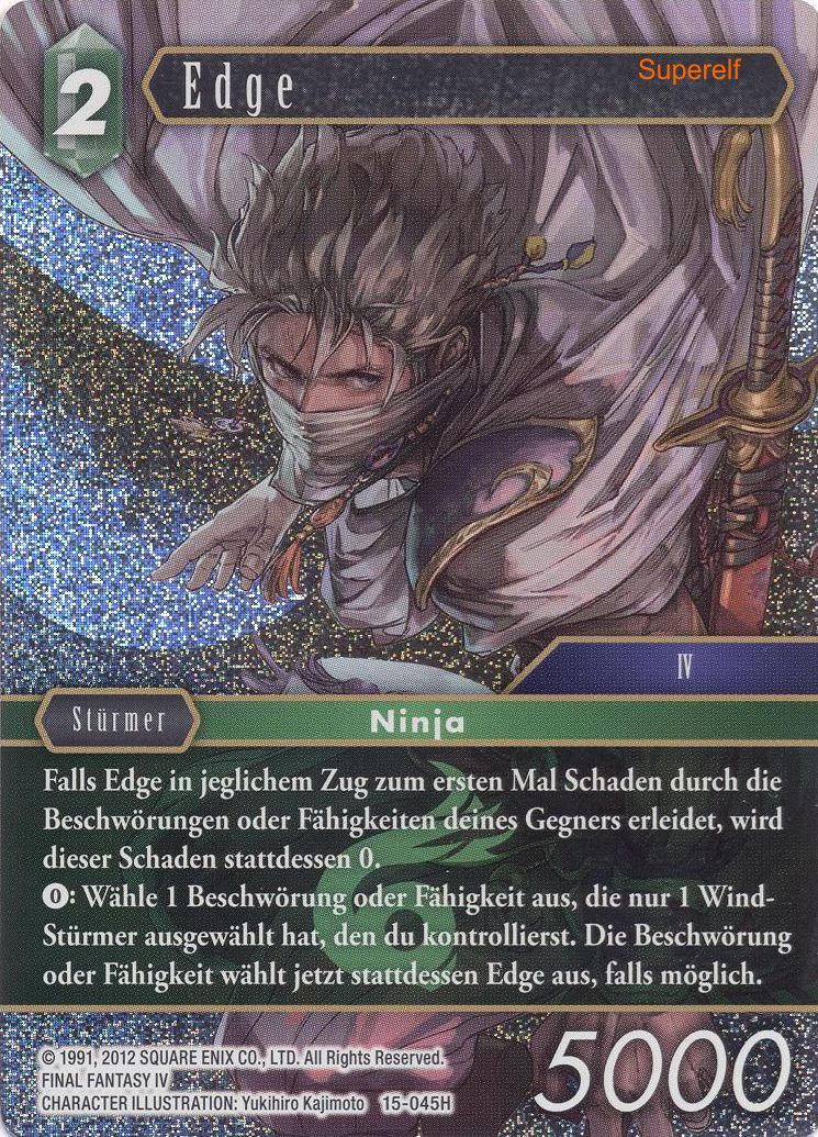 Final Fantasy Opus 15-045 H Edge Wind