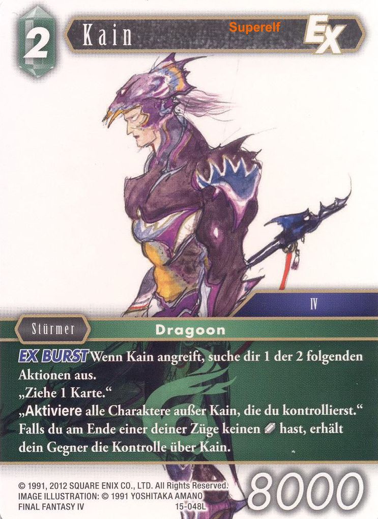 Final Fantasy Opus 15-048 L Kain Wind