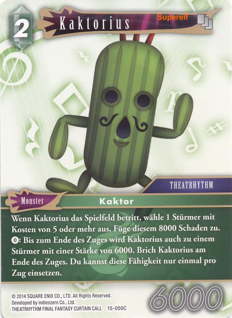 Final Fantasy Opus 15-050 C Kaktorius Wind